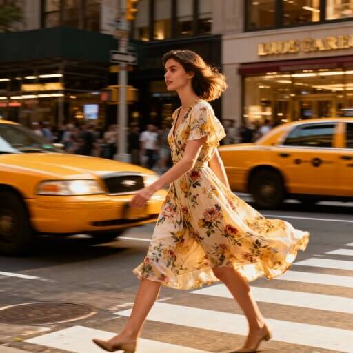 Девушка в мегаполисе